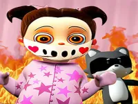 Scary Baby Pink Horror Game image